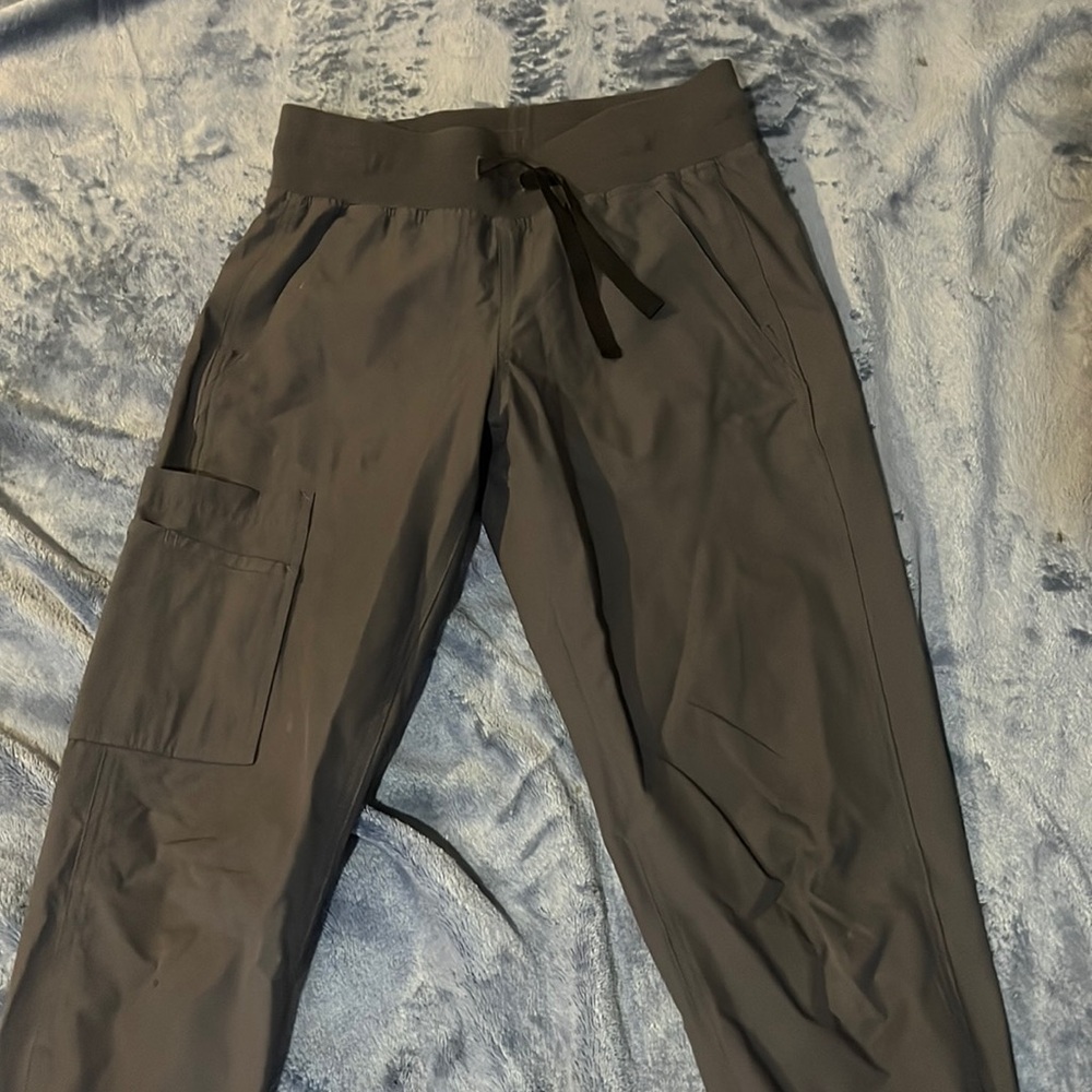 Grey Carhartt scrub pants
